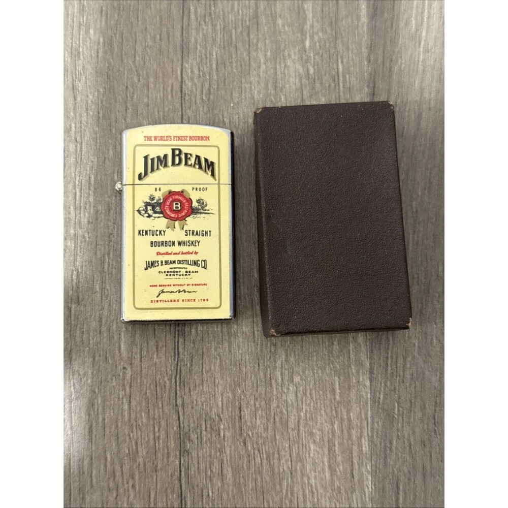 Vintage JIM BEAM Advertising LIGHTER In A Box